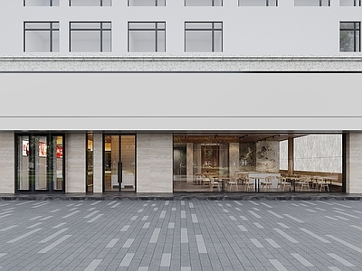 现代门头 商场门头 咖啡店门头 火锅店门头 餐饮门头