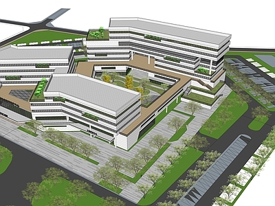 现代医院建筑 现代康复康养医院 慢性病医院 养老医院 现代医院 康养