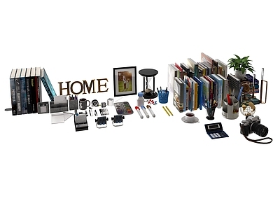 办公用品 饰品摆件 办公文具饰品 办公文具用品 文具书籍组合