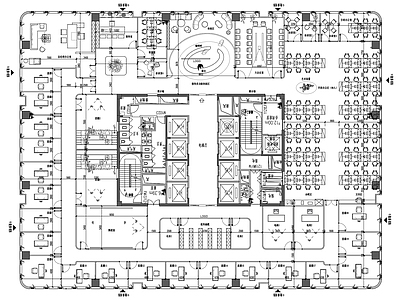 现代中式直播间 直播间 电商 平面图