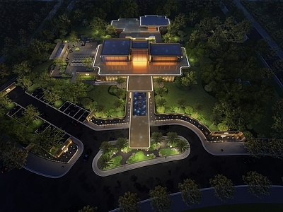 现代小区景观 示范区 展示区 入口落客