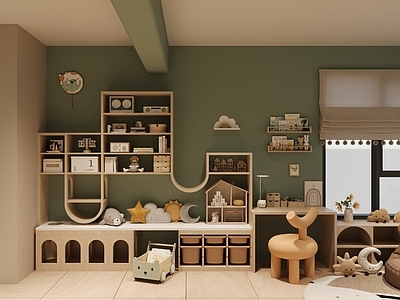 现代原木其他展厅 儿童空间 猫爬架 人宠空间 共生共建 儿童游玩区
