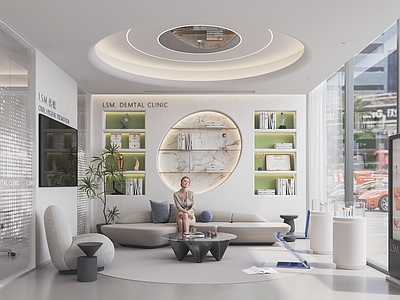 现代医院 休息区 候诊区