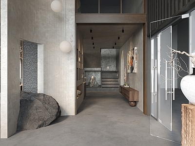 侘寂禅意珠宝店 玉石 商铺 美陈