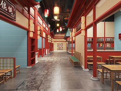 现代商场 商场古街