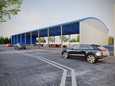 现代工业厂房 现代厂房大棚 厂房大棚 工业大棚