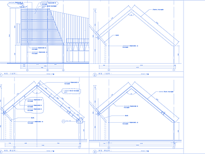 厂房景观 车企配件加工园区 廊架详图 施工图