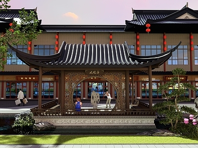 仿古建筑 古建亭 景观亭 苏州园林 中式亭 施工图