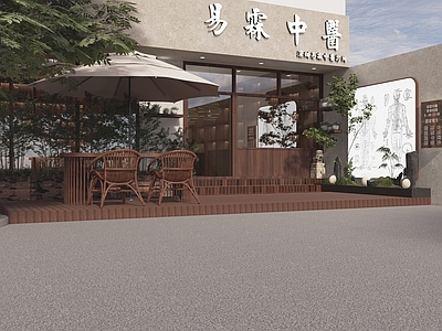 现代门头 门头 民宿门头 咖啡店门头 服装店门头 酒吧门头