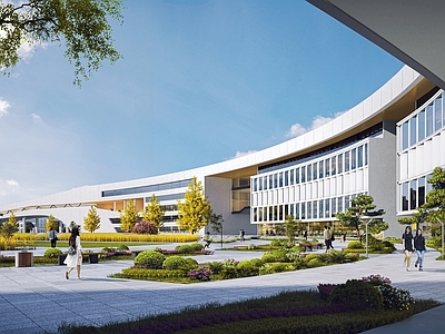 现代大学教学楼 大学