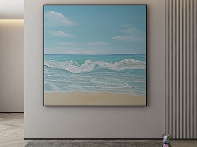 现代侘寂挂画 油画 书房挂画 茶室挂画 客厅挂画 玄关挂画
