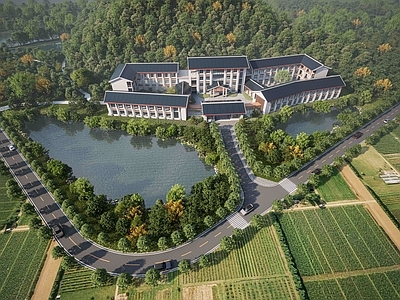 新中式其他公共建筑 养老建筑
