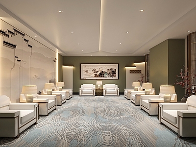 现代接待室 会所接待室 休息室 贵宾室 会议室