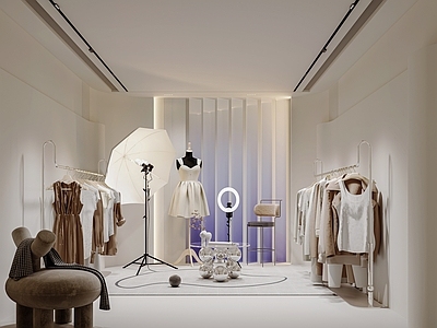 现代美甲店 直播间 婚纱 衣服 服装 摄影