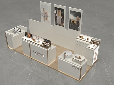 现代美妆店 化妆品店 化妆品中岛店