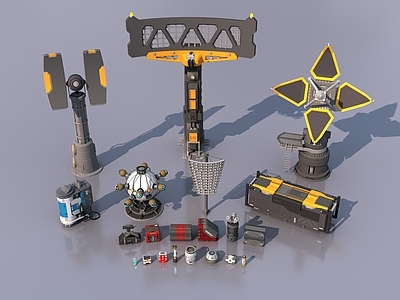 工业设备 科幻风格物品