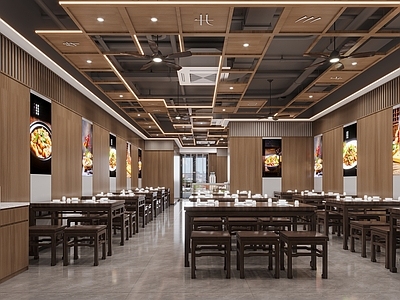新中式中餐厅 小炒 快餐 面馆
