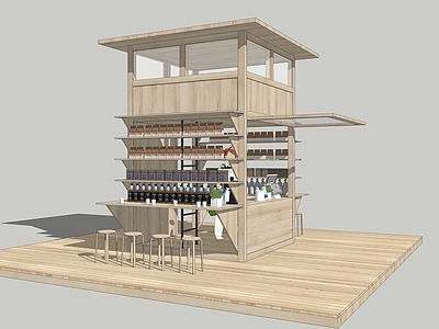 其他商展器材 木屋摊位 可变化摊位 商业外摆 售卖亭 模块木屋