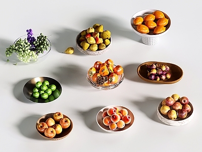 水果蔬菜 水果 果盘 柠檬 葡萄