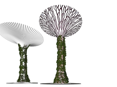 现代其他景观小品 天空树 树形景观