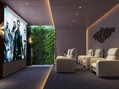 现代影音室 地下室 影音室