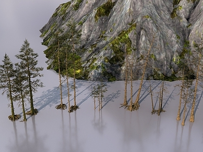 植物堆 景观山脉植物