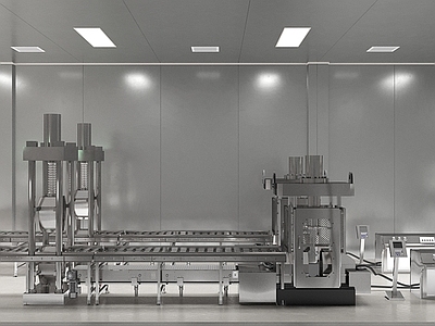 现代工作室 工厂车间 工厂 流水线 办公