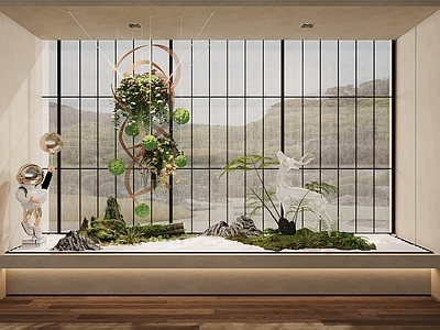 植物堆 绿植 植物对 造景 绿植景观