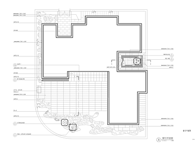 日式中式庭院 日式枯山水庭院 施工图