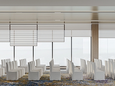 现代新中式会议室 酒店会议室 培训会议室 大型会议室 办公会议室