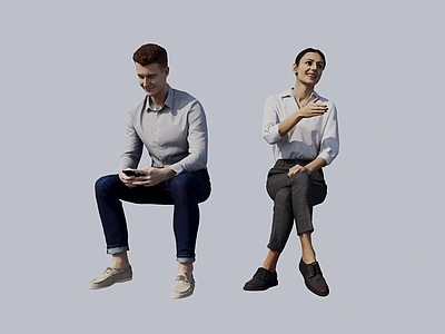 多人 人 坐的人