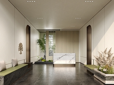 现代售楼处 大厅 前厅