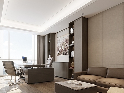 现代经理办公室 现代办公室 经理办公室 董事长办公室