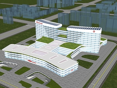 现代医院建筑 医院 妇幼医院