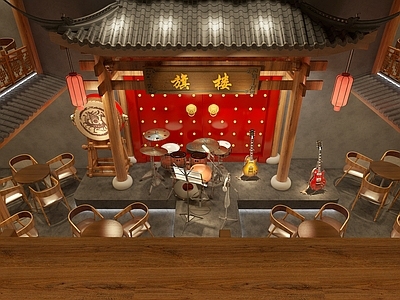 新中式中式酒吧 国风酒馆 新中式酒馆 酒吧