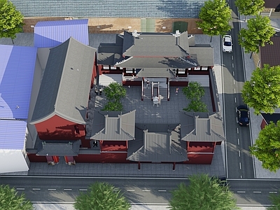 中式古建筑 观音寺改造