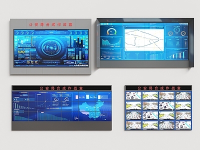 工业设备 现代大屏幕 指挥中兴大屏 控制中心大屏 显示大屏 调度大屏