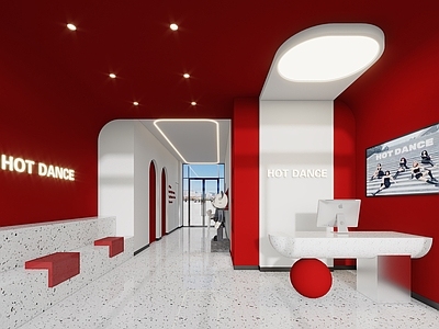 现代教室 现代舞蹈室 时尚舞蹈室