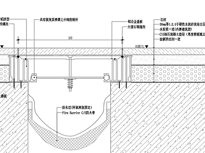 地面综合节点 地面变形缝节点 石材地面节点 PVC地面节点 地面变形缝大样图 施工图