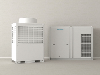 空调 现代空调外机 外机保护罩