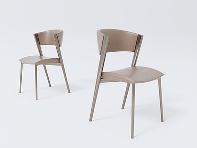现代轻奢餐椅 不锈钢椅 皮椅 现代 轻奢 极简