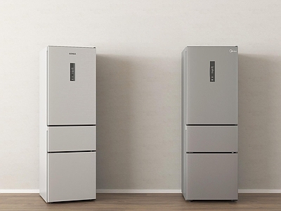 冰箱 三门冰箱 现代冰箱