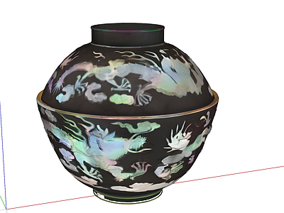 中式新中式其他摆件 螺钿 茶杯 新中式