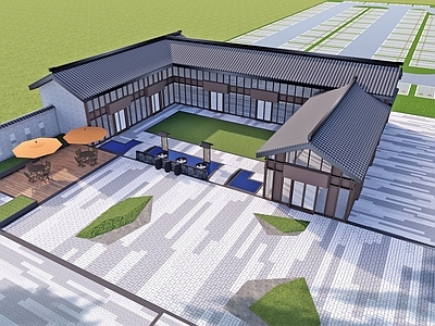 新中式中式驿站 乡村驿站 度假民宿 乡村集镇改造 城市更新 文旅建筑