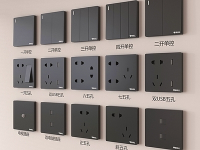 开关 插座组合 现代开关