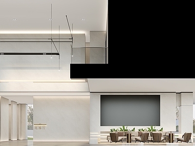 现代售楼处 售楼处 大堂