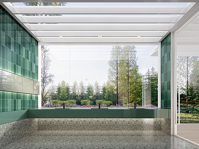 现代公共卫生间 绿色卫生间 卫生间 公共卫生间 森林卫生间