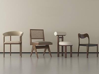 侘寂休闲椅 单椅 藤编椅 侘寂风休闲椅