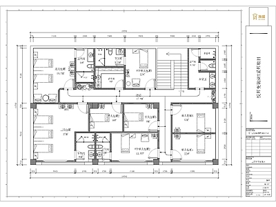 现代美容院 采耳店 SPA 施工图