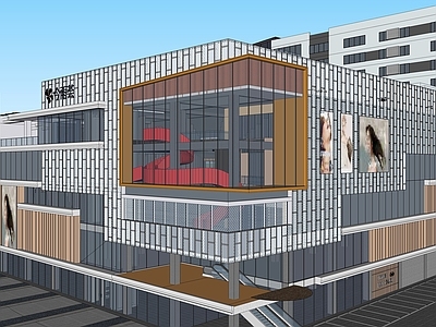 现代轻奢商场建筑 上海今雨荟 商业综合体建筑 商综改造 商业多层 商场门头